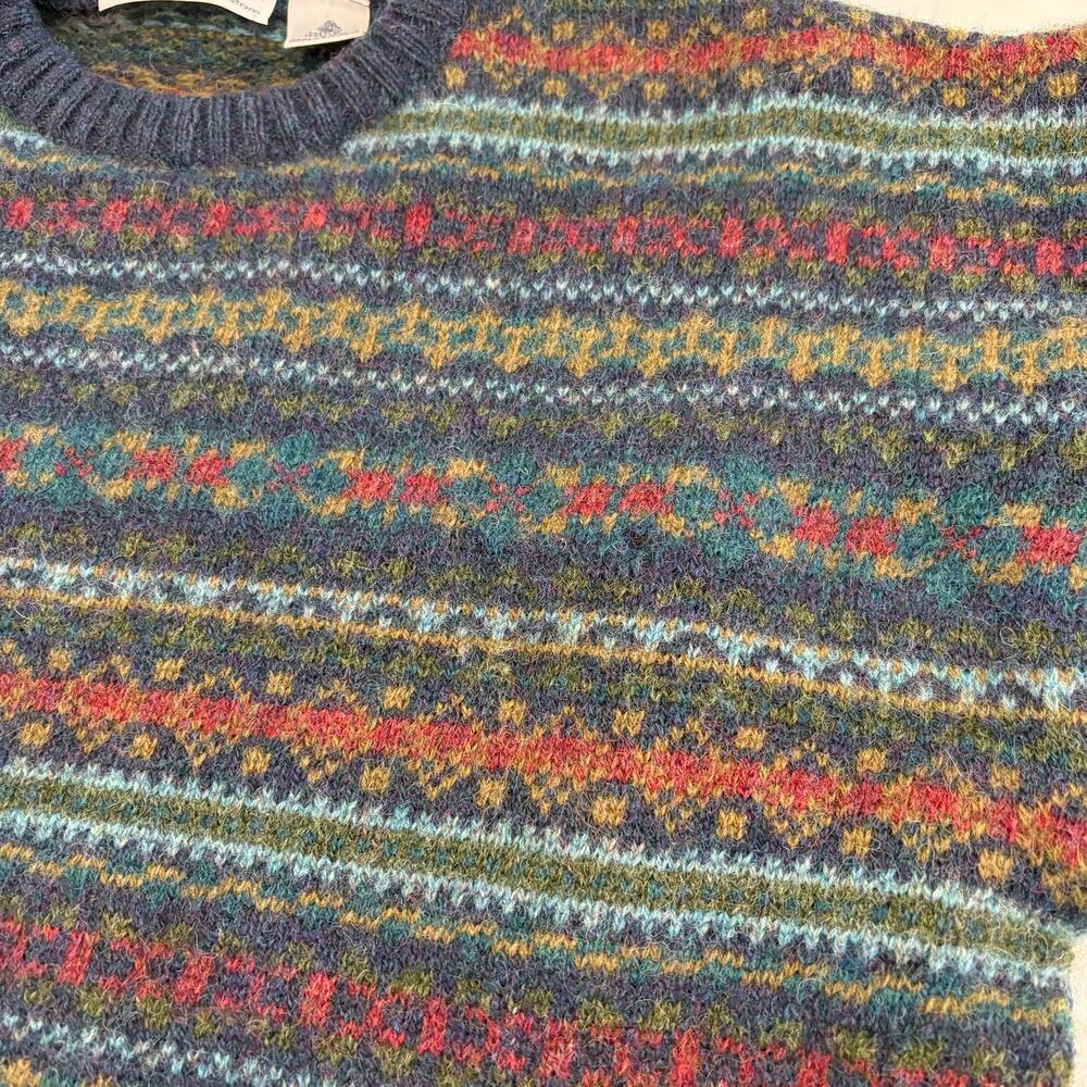 Vintage Peterborough Row Shetland Wool Sweater Mens Size XL Grandpa Outdoor Read - Picture 8 of 10